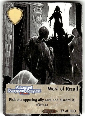 Spellfire Master The Magic CCG Word of Recall - Ravenloft 37 of 100