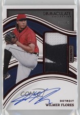2023 Panini Immaculate Prospect Red 13/49 Wilmer Flores #20 Patch Auto nd3