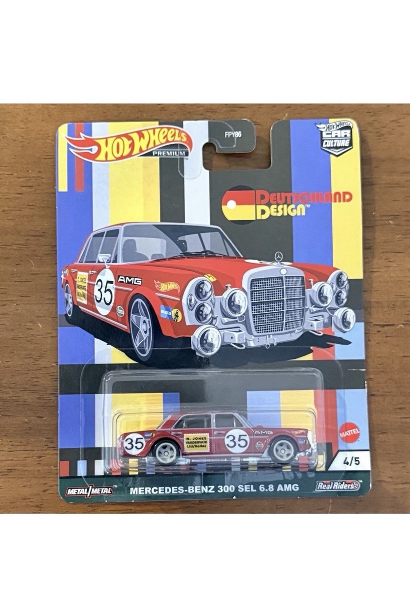 加*美様 HotWheelsMercedes-Benz300SEL6.3AMG1 1/64 HOT WHEELS DEUTSCHLAND DESIGN CAR CULTURE 4/5 MERCEDES-BENZ