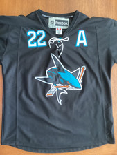 Reebok CCM San Jose Sharks Dan Boyle Signed Black Jersey size 54 MIC