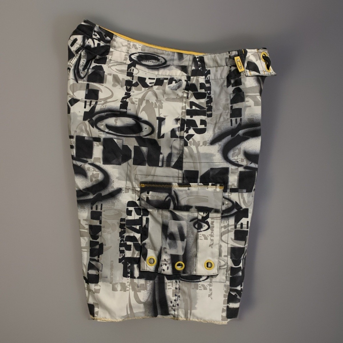 00s OAKLEY パンツ 希少 レア 世界地図柄 y2k 平成 RARE Vintage Oakley All Over Print Y2K Swim Trunks Shorts Men's