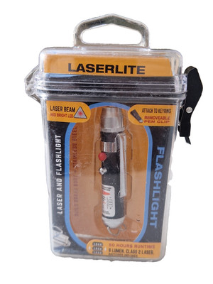 True Utility LaserLite+ Laser + LED Taschenlampe FlashLight - wasserdichtes Gehäuse - neu