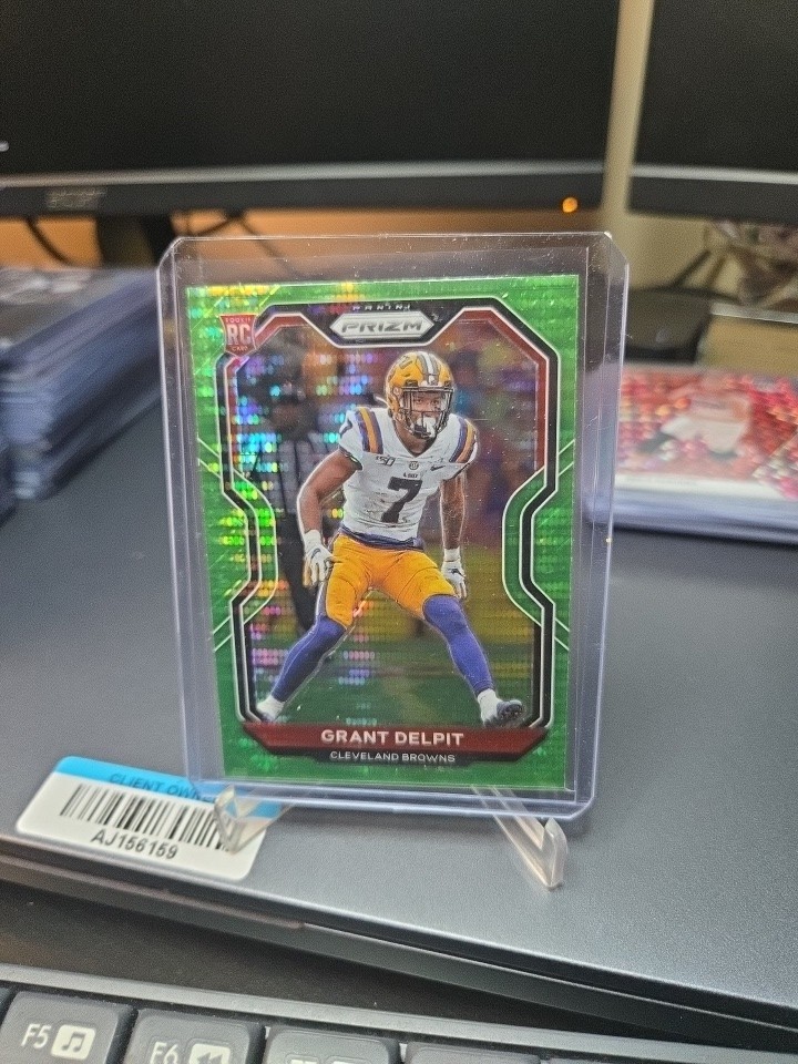 2020 Panini Prizm Rookie Hyper Prizm /175 Grant Delpit #318 Rookie RC