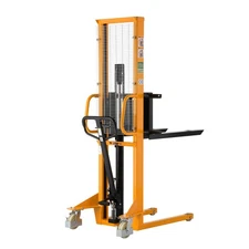 APOLLOLIFT Fixed Legs Manual Stacker 1100lbs Hand Pallet Lift Stacker 63" Lift
