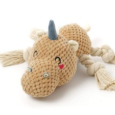 Large Plush Squeaky Dog Toy - Durable Chew Toy for Small to Large Breeds