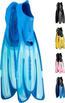 Cressi Agua Fins Flossen/Schwimmflossen/Kinder/Selbsteinstellendes Fußteil/33-34