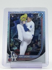 ROKI SASAKI 2025 BOWMAN CHROME MEGA BOX ROOKIE MOJO REFRACTOR #12 DODGERS Q6954