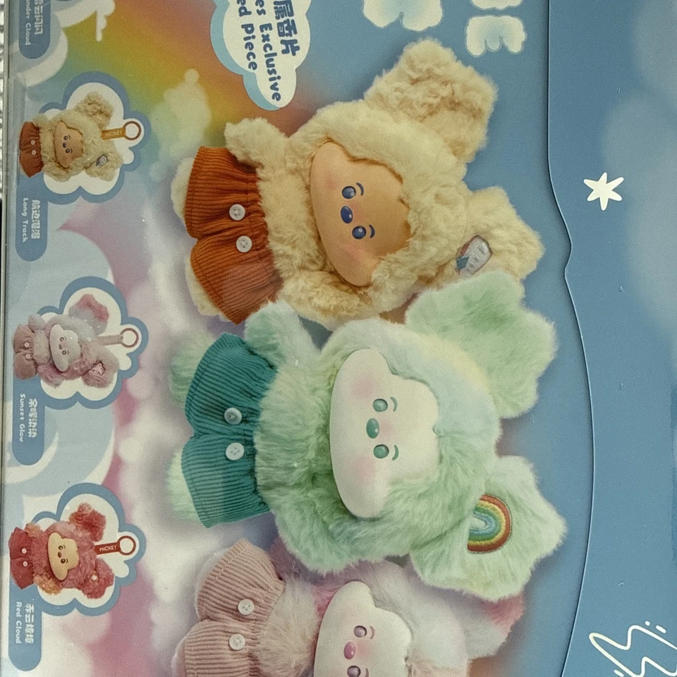 Miniso Disney Mickey Head in Clouds Series Vinilo Peluche Caja Ciega Estuche Foto 2 de 3