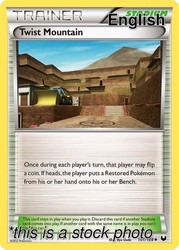 Twist Mountain 101/108 Dark Explorers Uncommon Trainer Stadium
