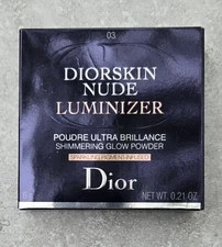 DISCONTINUED NEW Diorskin Nude Luminizer Shimmering Glow Powder 03 Golden Glow