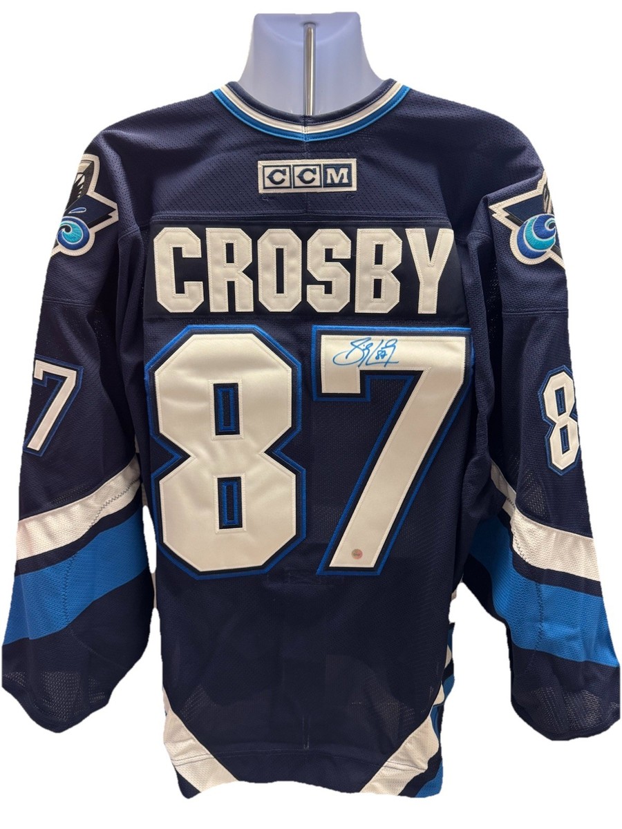 Sidney Crosby Autographed Jersey Rimouski Oceanic CCM