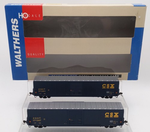 Walthers 932-23558 HO CSX PS 60' coche de caja automática de una puerta (paquete de 2) EX/caja | Condition: Used