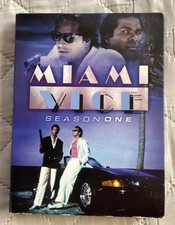 Miami Vice: Season 1 - 3 disc dual-sided DVD box set Good Cond.