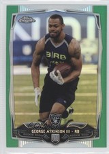 2014 Topps Chrome Green Refractor George Atkinson III #148 0c4