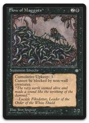 Flow of Maggots Ice Age #125 Rare MTG