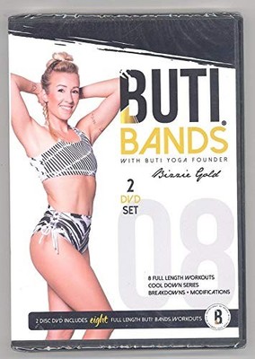 Buti Bands DVD with Buti Yoga Founder Bizzie Gold 2-disc set 8 Full Length W...