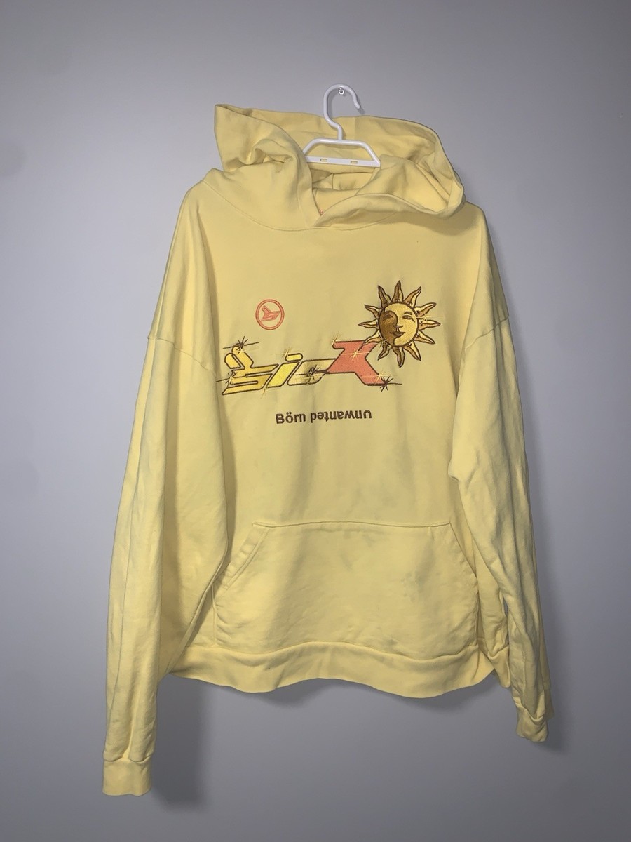 Sicko Born From Pain Hoodie Sweatshirt Yellow Unwanted Ian Connor