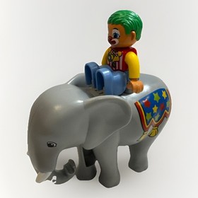 LEGO DUPLO 10504 My First Circus 2013 COMPLETE Tiger Ringmaster Elephant