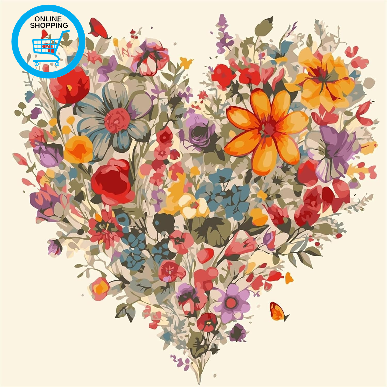 Adults Paint by Number Kits,Painting by Number Kits on Canvas,Large Color by Num