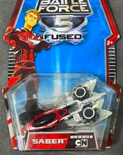 HOT WHEELS car BATTLE FORCE 5 five SABER vehicle Racer FUSED Mattel