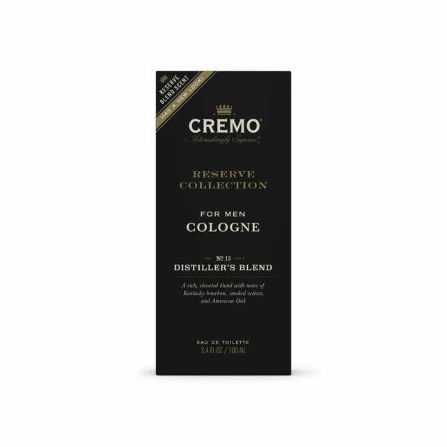Cremo Distiller s Blend Reserve Collection Cologne Spray 3.4 Fl