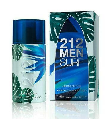 Carolina Herrera 212 Surf For Men 2014 EDT Spray 100ml -3.4 Oz new in box 
