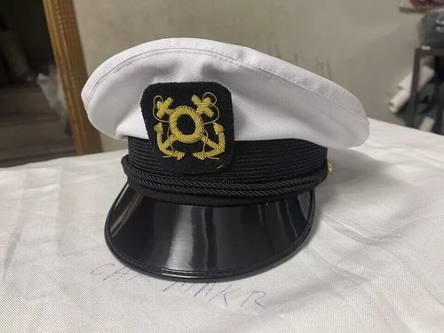 New Lancaster Boat Skipper Yachting Captain Peak Cap Military Cap - Picture 5 of 6