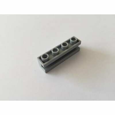 Brique grise 1x4 modifié avec rainure 4211613 pièce détachée Lego 41395  75290