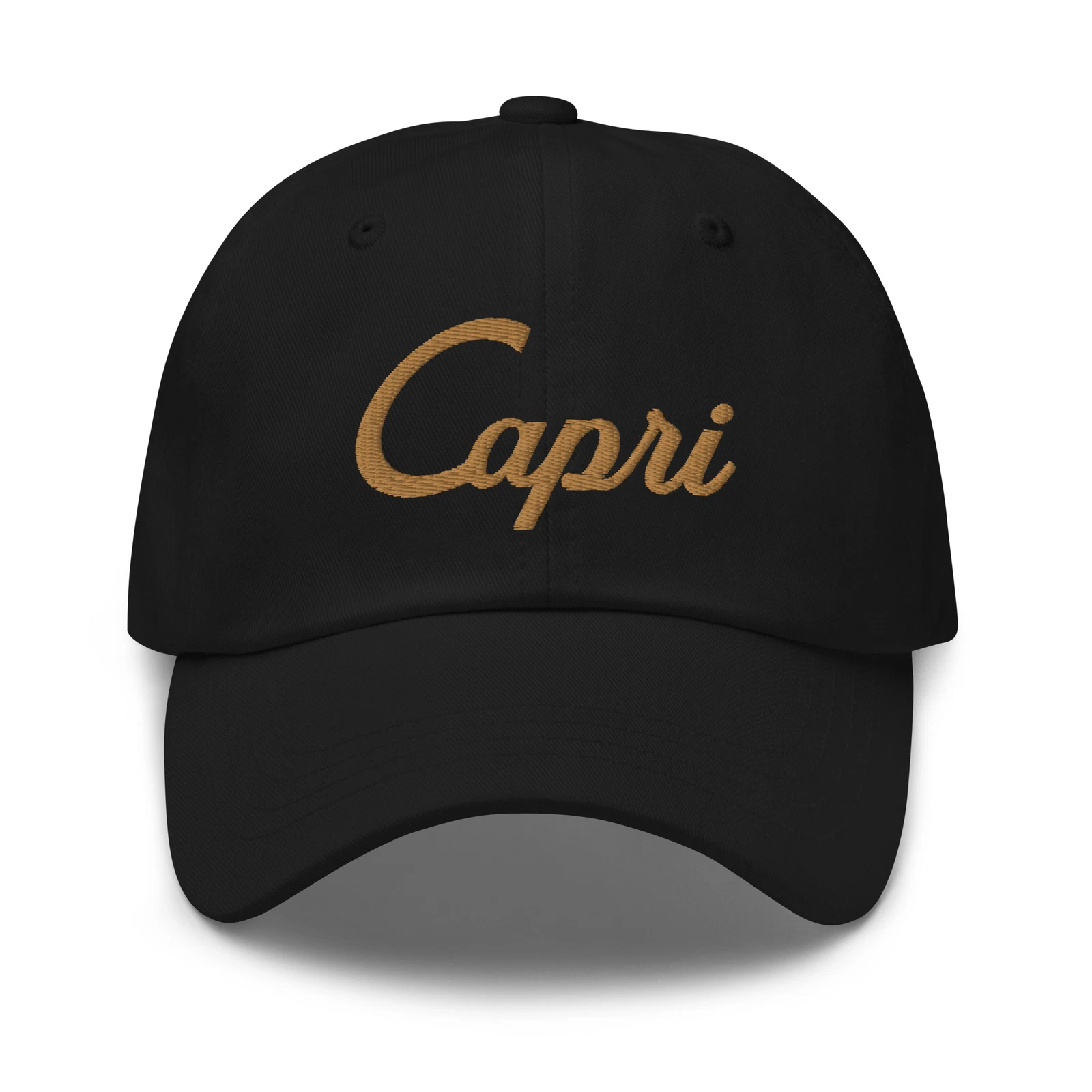 Capri Embroidered Dad Hat, Italy Cap, Baseball Cap