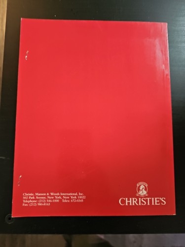 Christie's New York May 11 1994 Property From Estate Of John Rewald - Picture 2 of 7