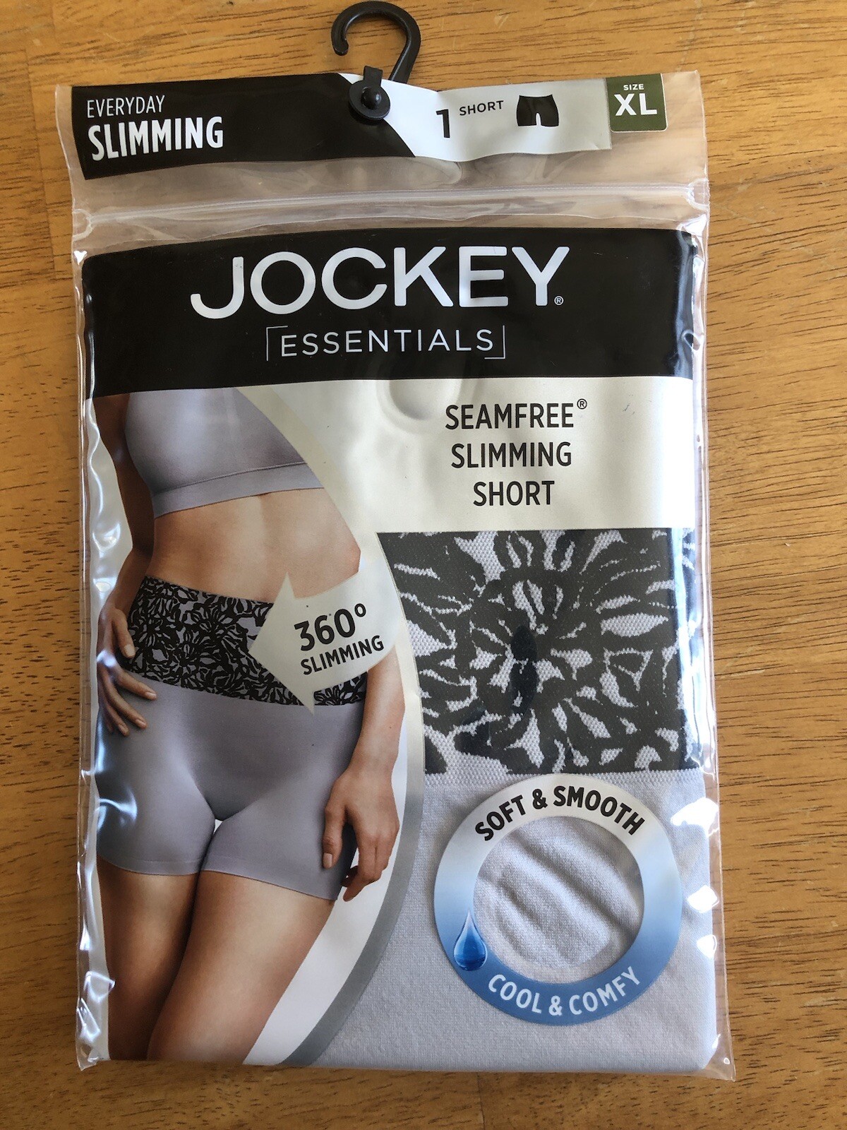 Jockey Essentials Women's Seamfree Slimming Short Panty Shapewear Size