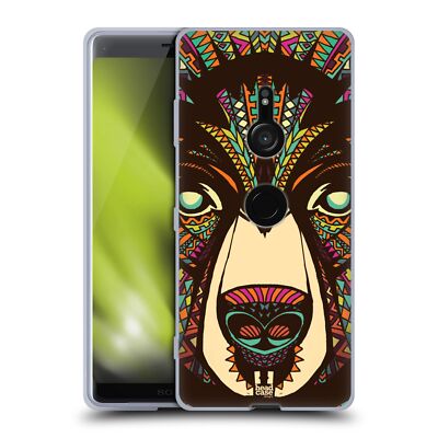 HEAD CASE DESIGNS AZTEC ANIMAL FACES SOFT GEL CASE FOR SONY PHONES 1