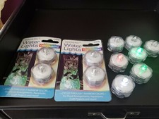 11 Submersible battery op. WATER LIGHTS COLOR CHANGING LED