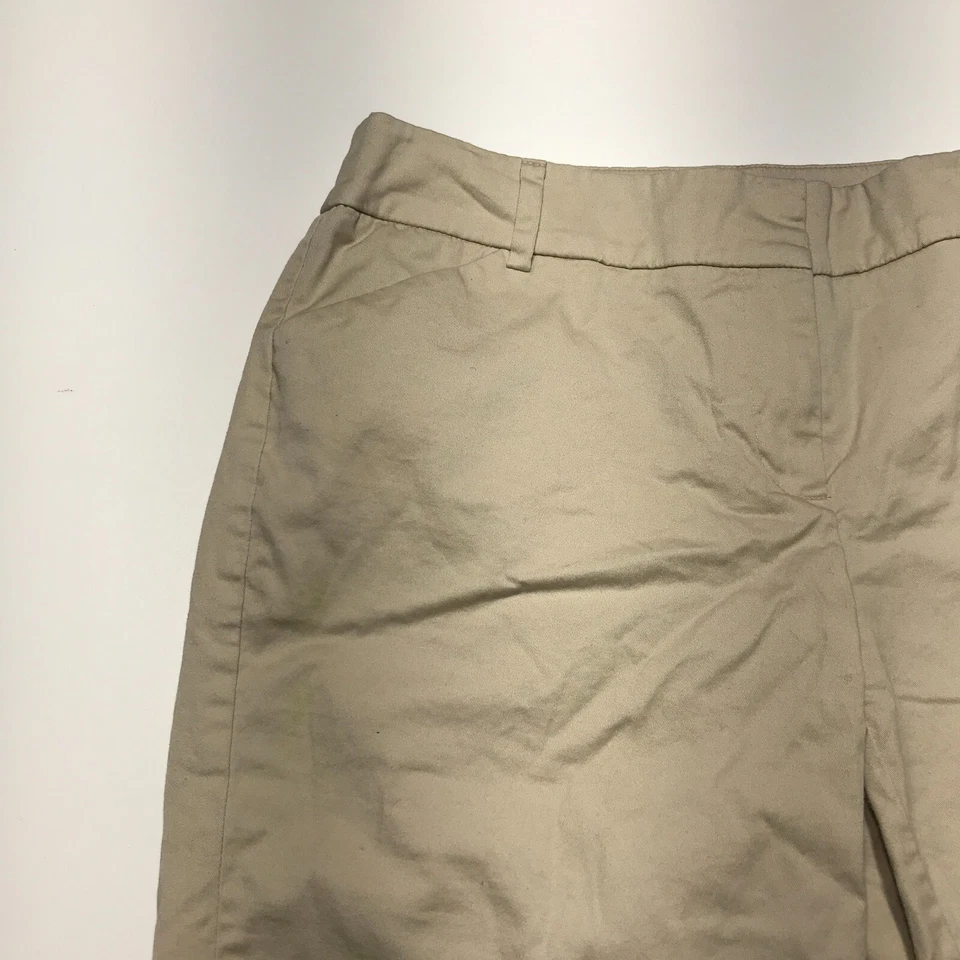 Bermudas 7th Avenue Suiting NY&C para mujer talla 6 color caqui tostado elástico 12 pulgadas Foto 4 de 4