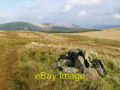 Photo 6x4 Small cairn, Shepherdscleuch Rig Wardlaw It is not clear if thi c2007
