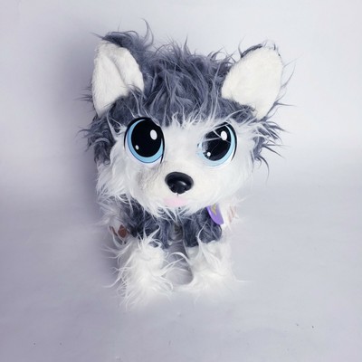 rescue runts husky plush dog