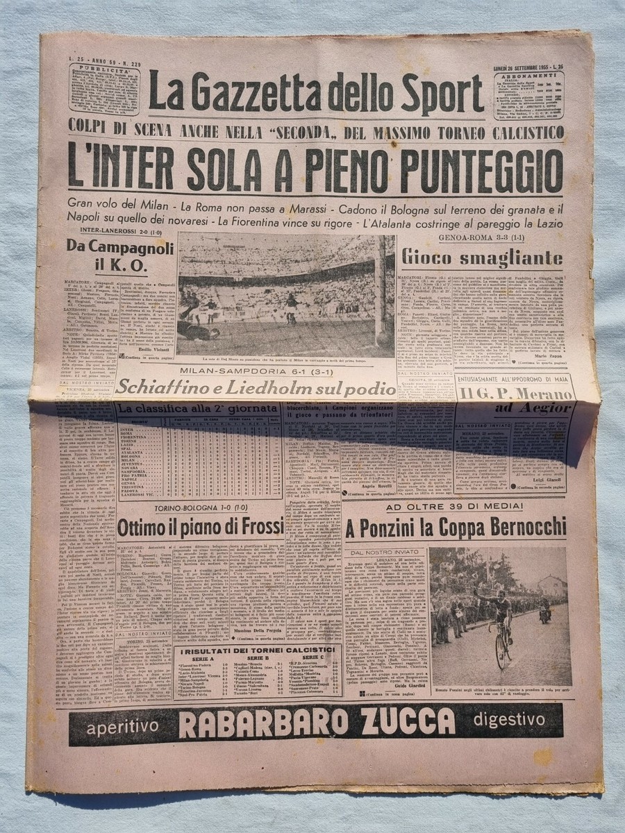 La Gazzetta dello Sport, prima pagina 24 maggio 2021