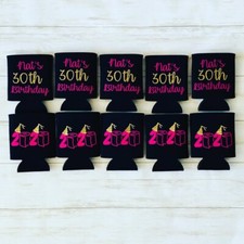 Enfriadores de latas personalizados, favores de fiesta, despedida de soltera, cumpleaños, favores de boda