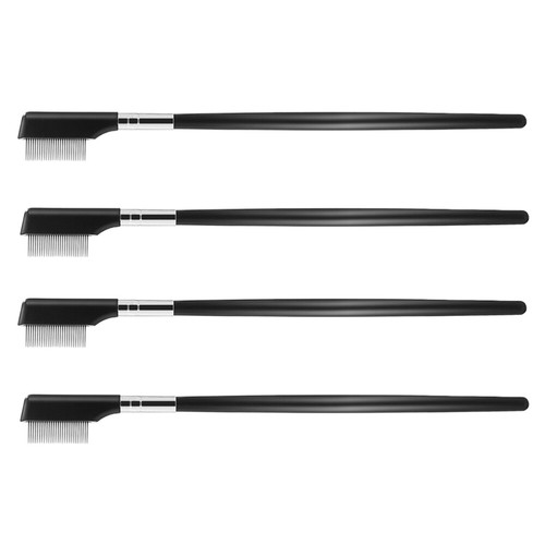 4 Stück Metall-Wimpernbürste, Pflege, Wimperntrenner, Mascara, - Bild 5 von 12