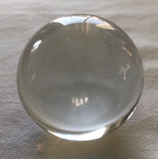 30,35,40mm or 50mm  CLEAR GLASS SPHERES/ BALLS/ MARBLES