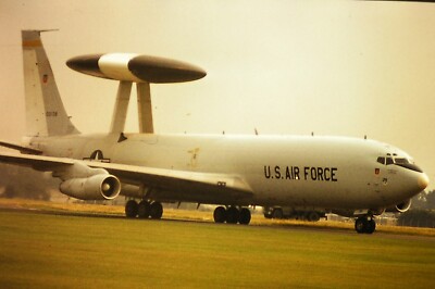 BOEING E-3 SENTRY USAF Flugzeug - Original 35mm DIA