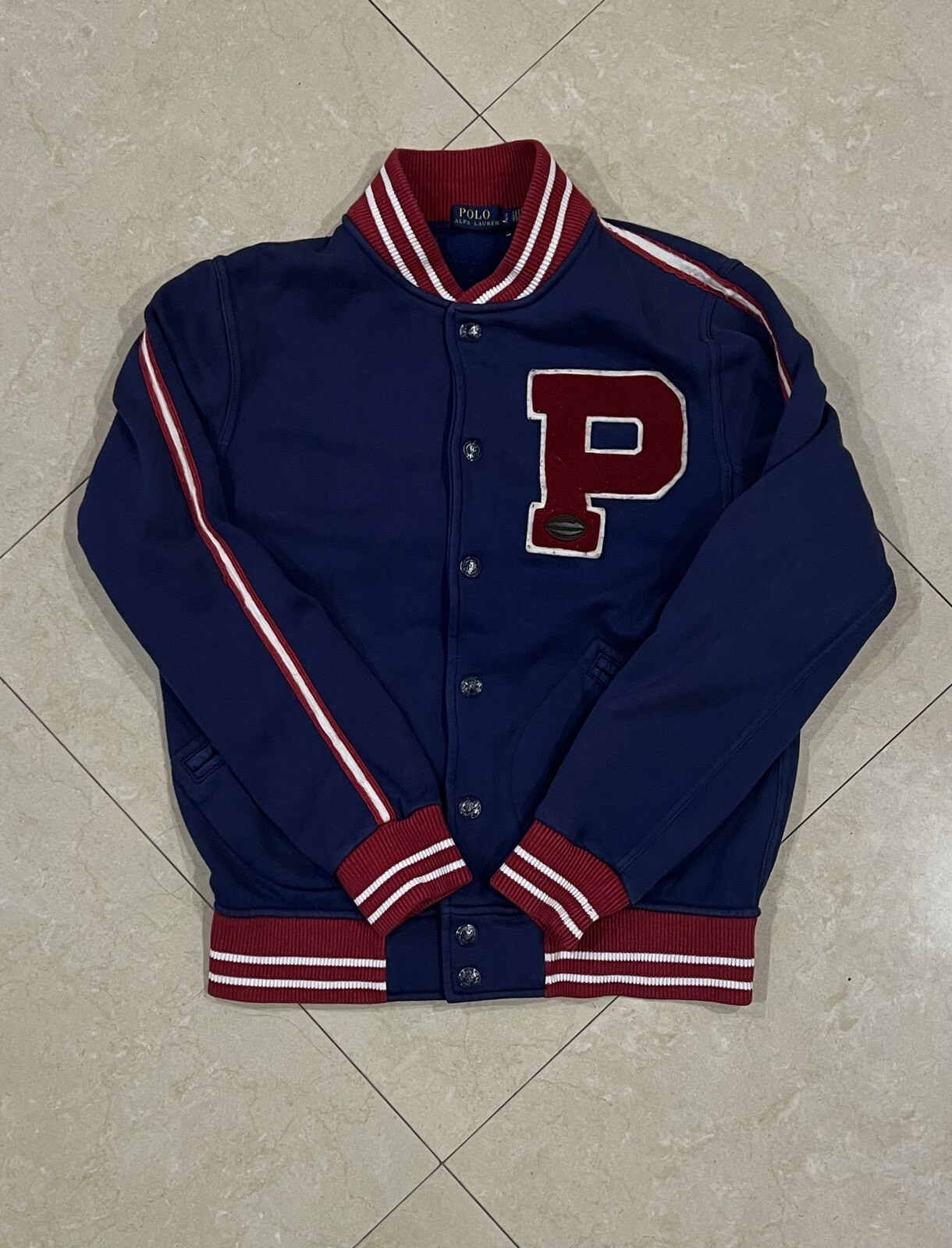 Polo Ralph Lauren New York Varsity Football Jacket Ba… Gem