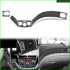 For Subaru Impreza WRX STI 2008-14 Real Carbon Fiber Dashboard Panel Trim Kit