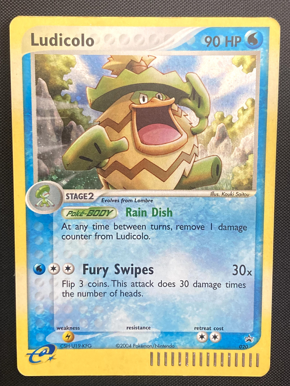 Ludicolo Black Star Promo 20 Pokémon Card LP