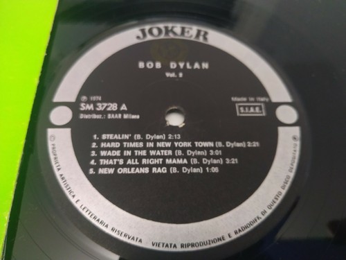 Bob Dylan A Rare Batch of Little White Wonder 1974 - LP Vinilo 12" VG/VG - Photo 3 sur 5