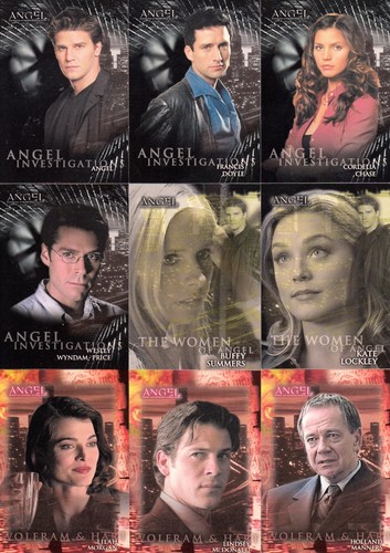 ANGEL SEASON 1 ONE 2001 INKWORKS COMPLETE BASE CARD SET 90 BOREANAZ TV - Picture 3 of 4