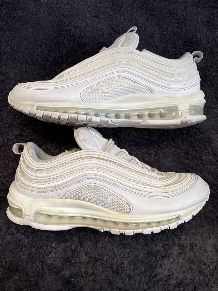 Women's Nike Air Max 97 Triple White Platinum Size 10 DH8016-100