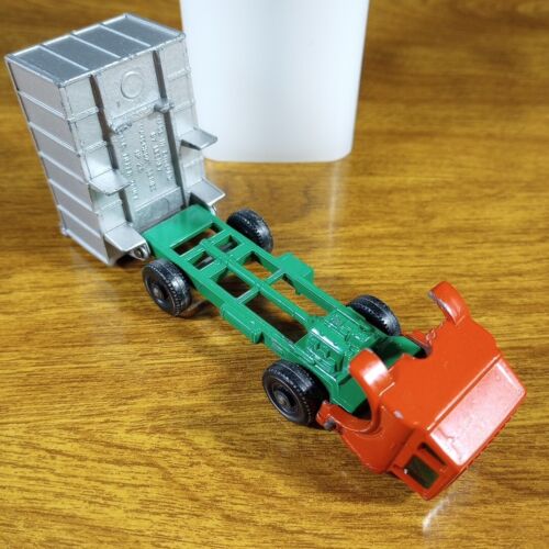 Matchbox Lesney Series 1-75 Vintage G.M.C. Tipper Truck Red Gray England 1968 - Picture 7 of 8