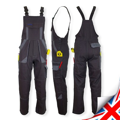 Baumwolle klassische Herren Arbeitshose B&B Latzhose Kniepolster Latzhose mehrere Taschen