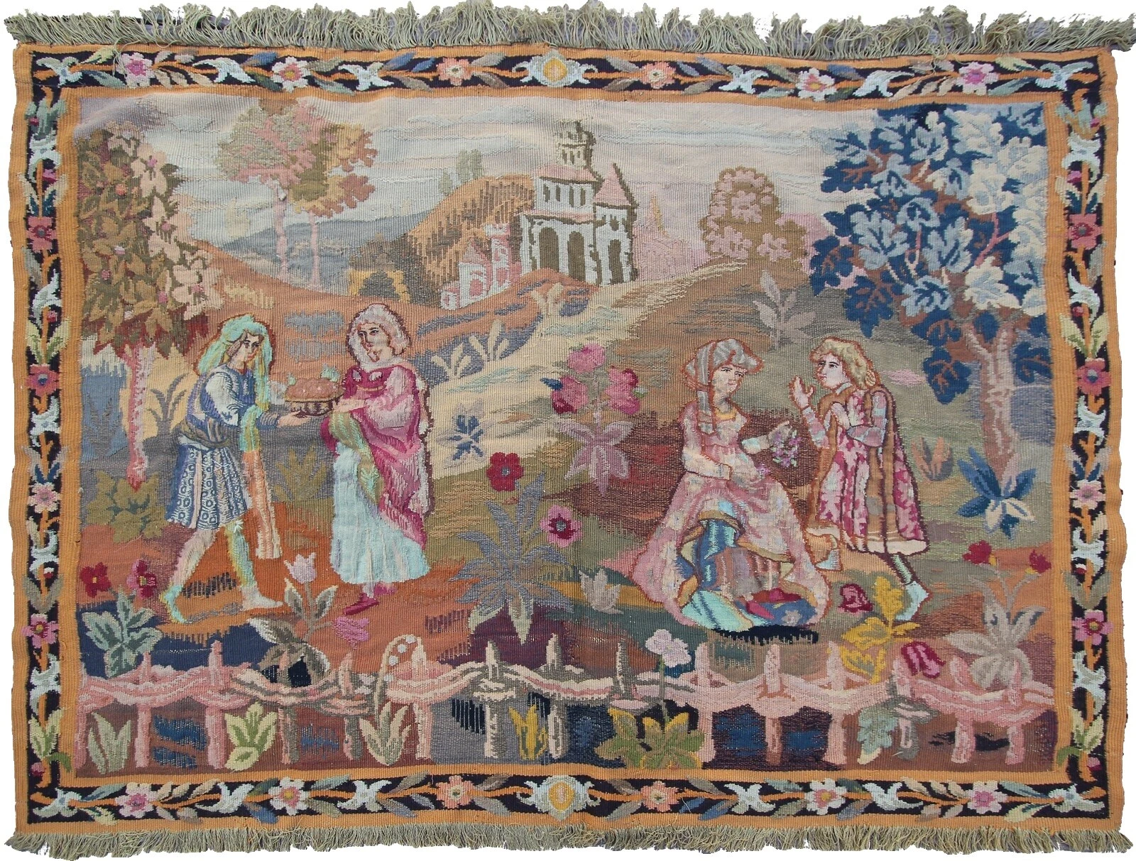 手工法国乡村挂毯